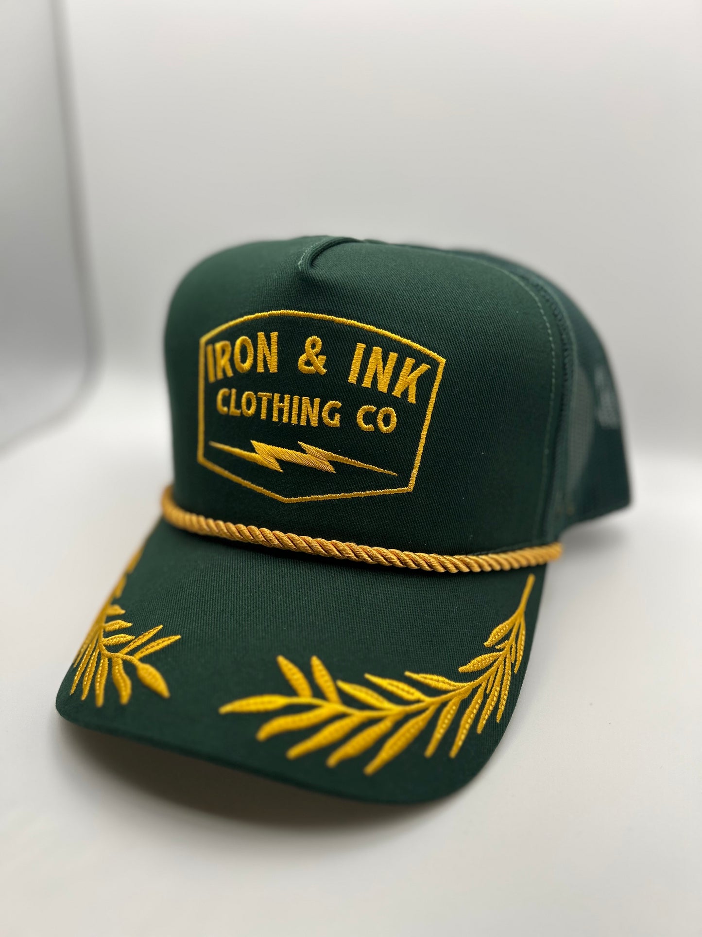 New custom "Captains" SnapBack hat- Forest green