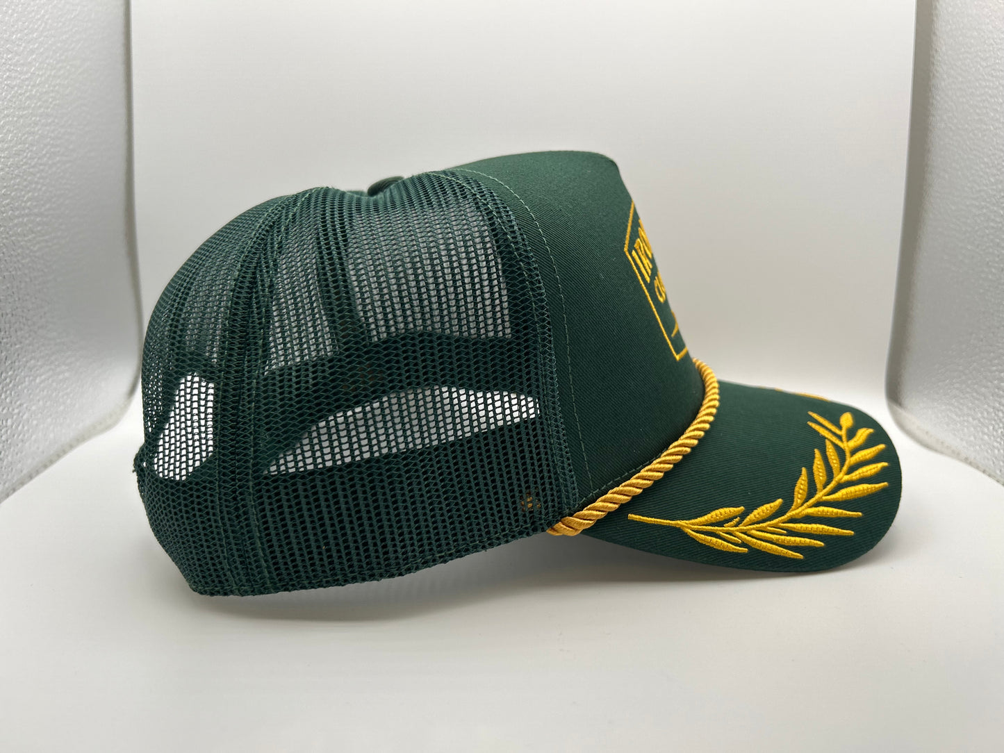 New custom "Captains" SnapBack hat- Forest green