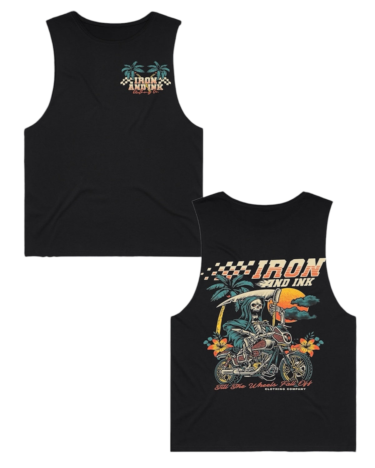 New "Moto Reaper" tank top -black