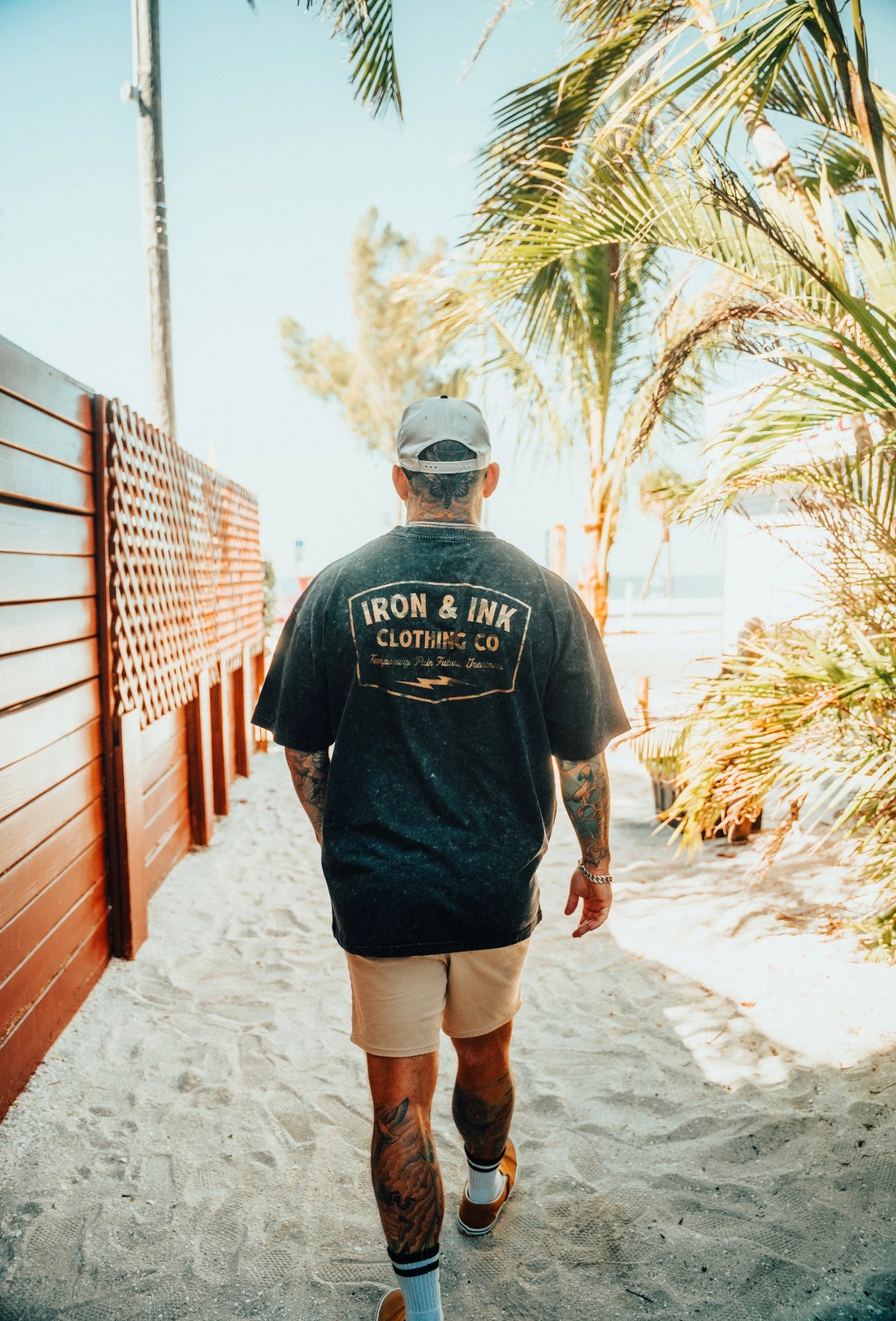 New "OG logo" camo print- acid wash black