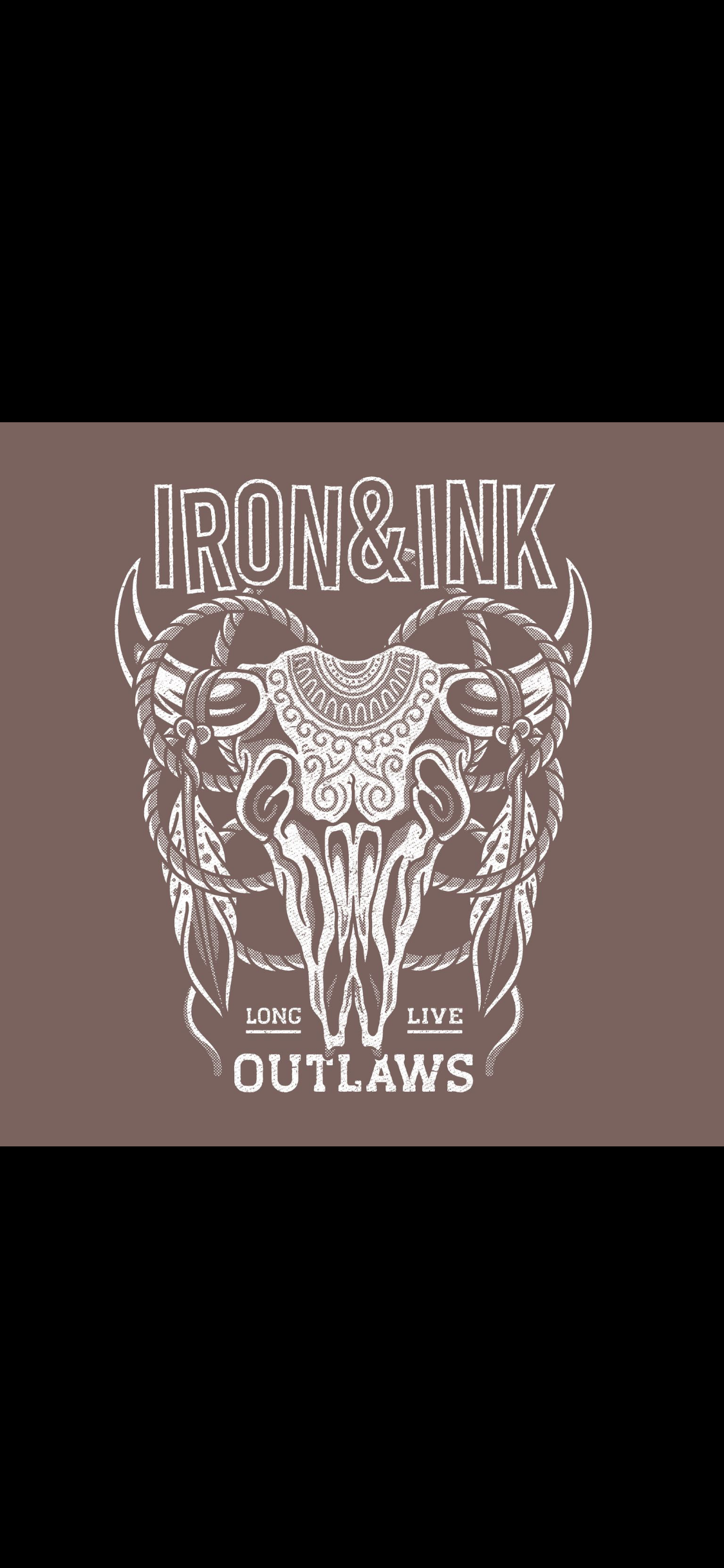 Outlaws heavy wt oversized shirt- espresso brown