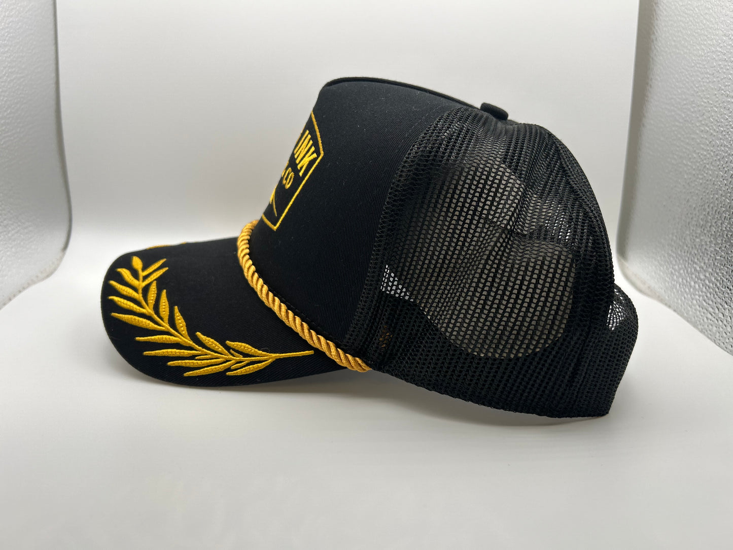 New custom "Captains" SnapBack hat- black