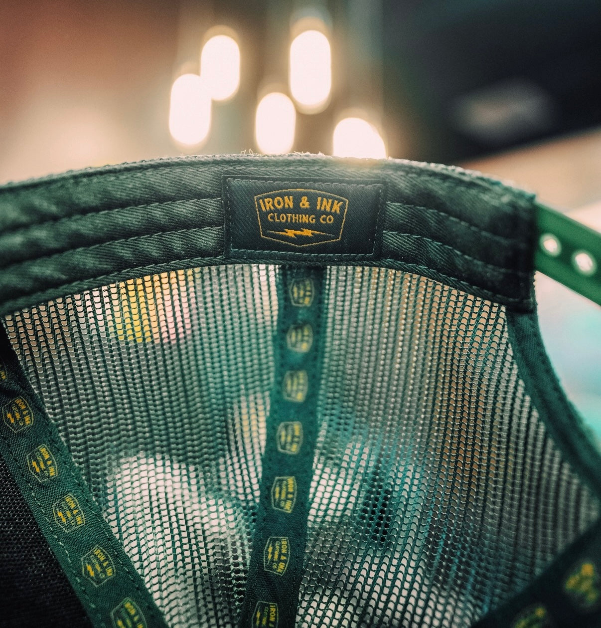 New custom "Captains" SnapBack hat- Forest green
