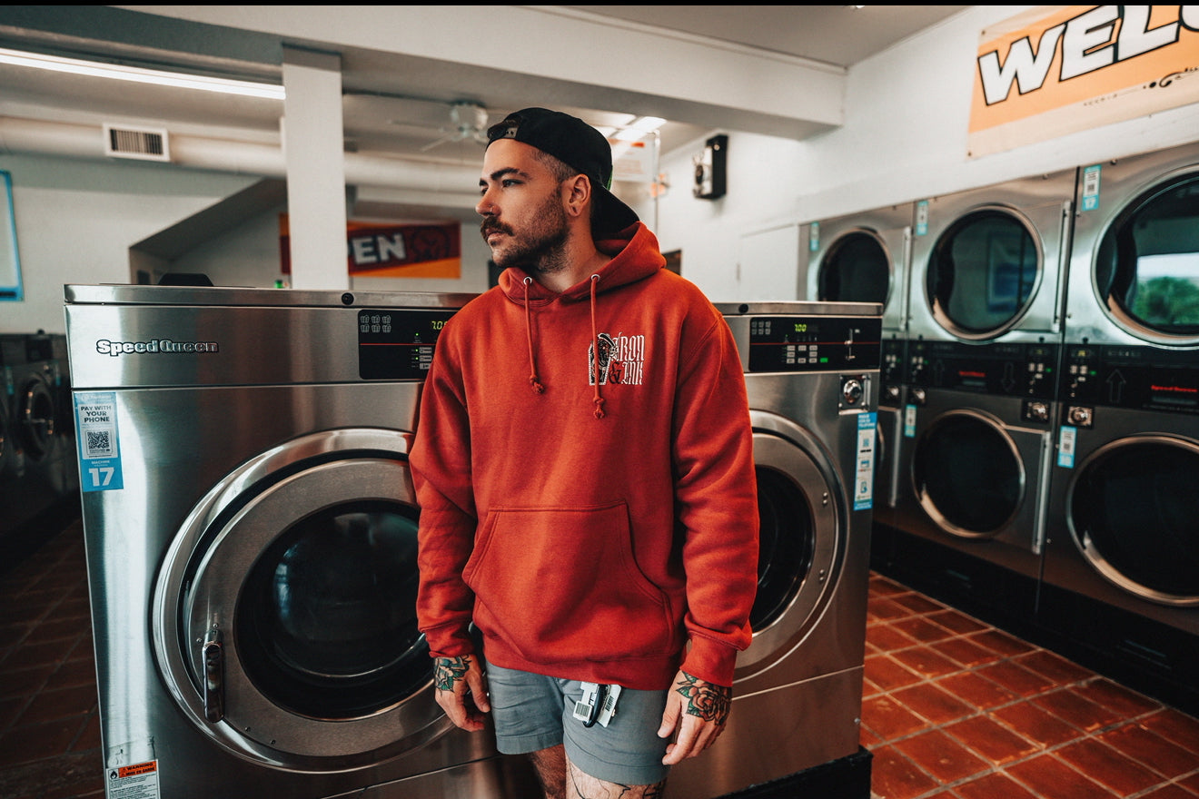 New- The "reaper" hoodie-cherry red