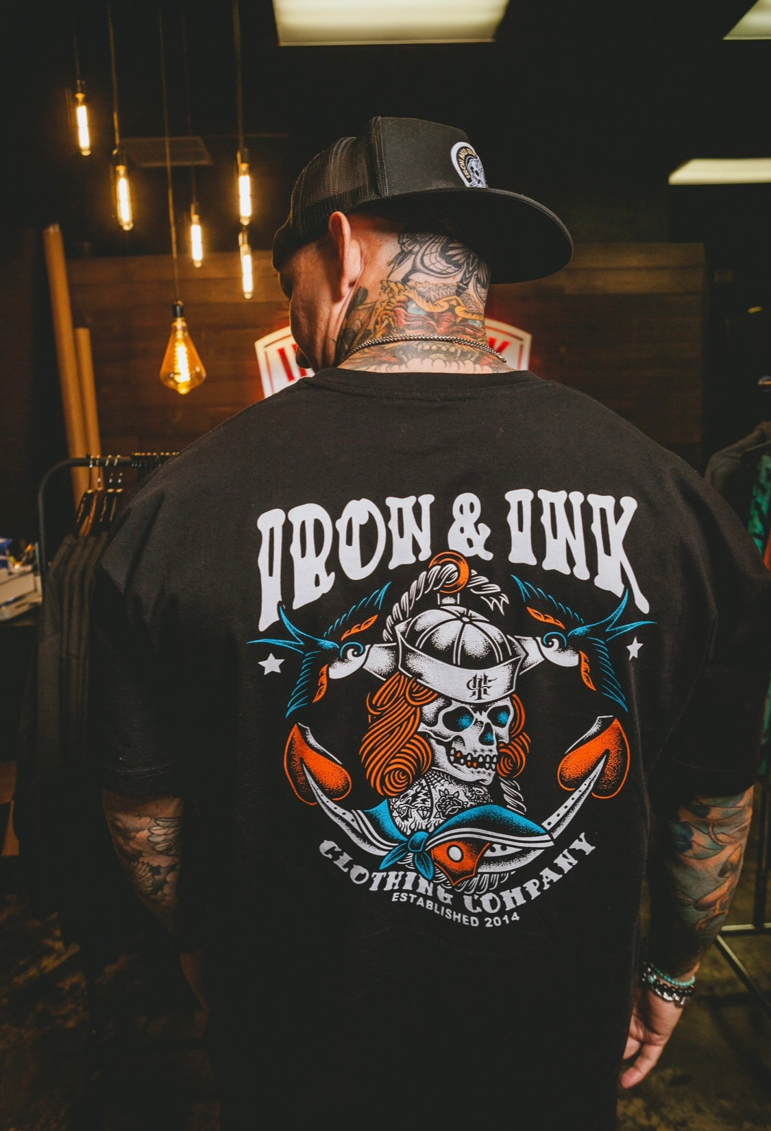 "Sailor" unisex t-shirt- Black