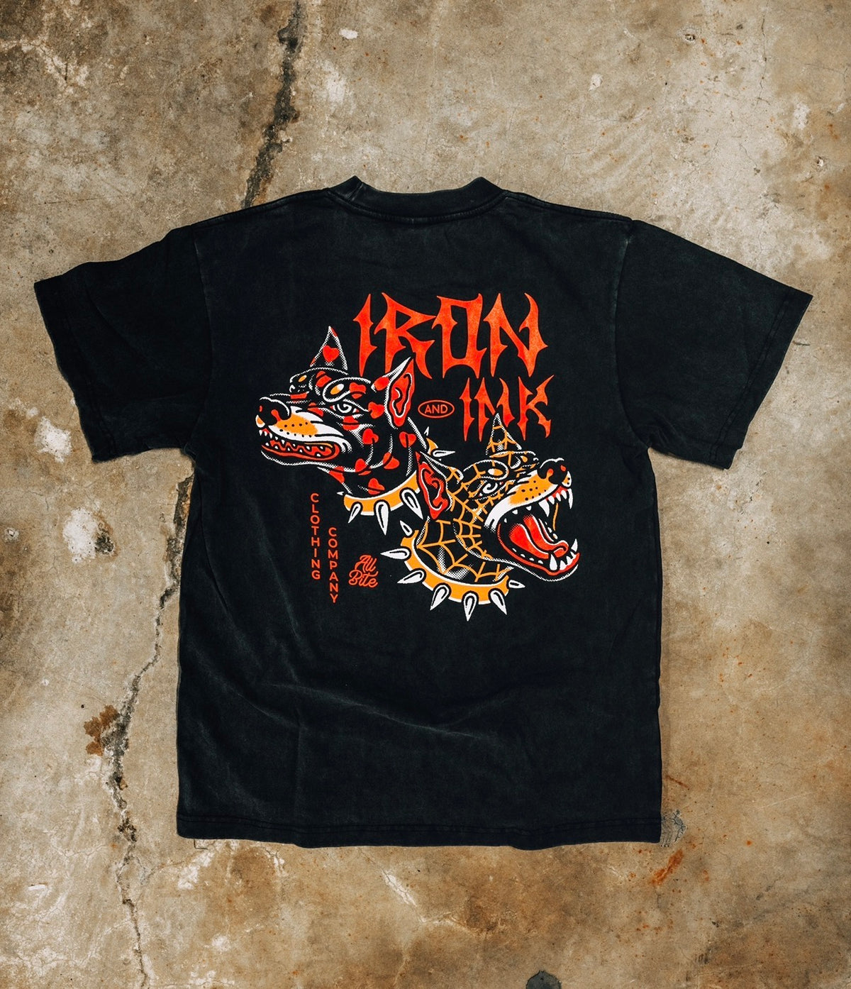 Restocked "All Bite"- faded black shirt -slightly oversized