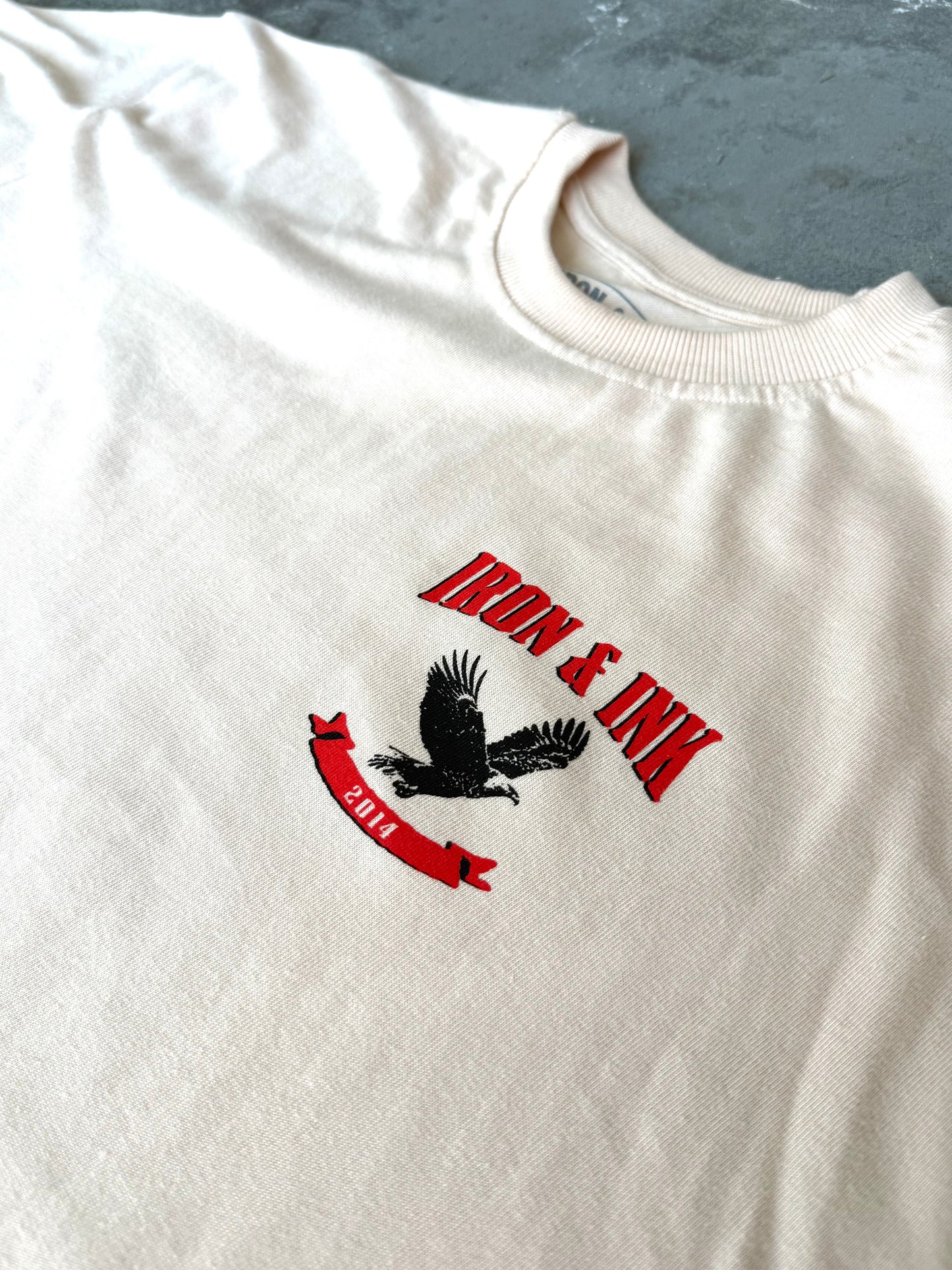 New "Outlaws Never Die" garment dyed shirt- dusty rose