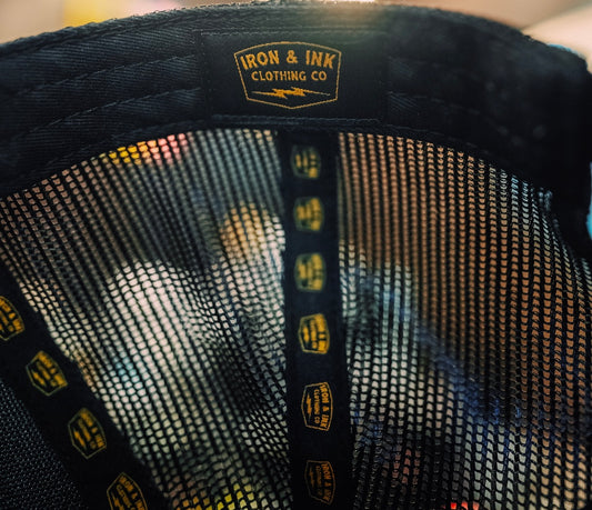 New custom "Captains" SnapBack hat- black