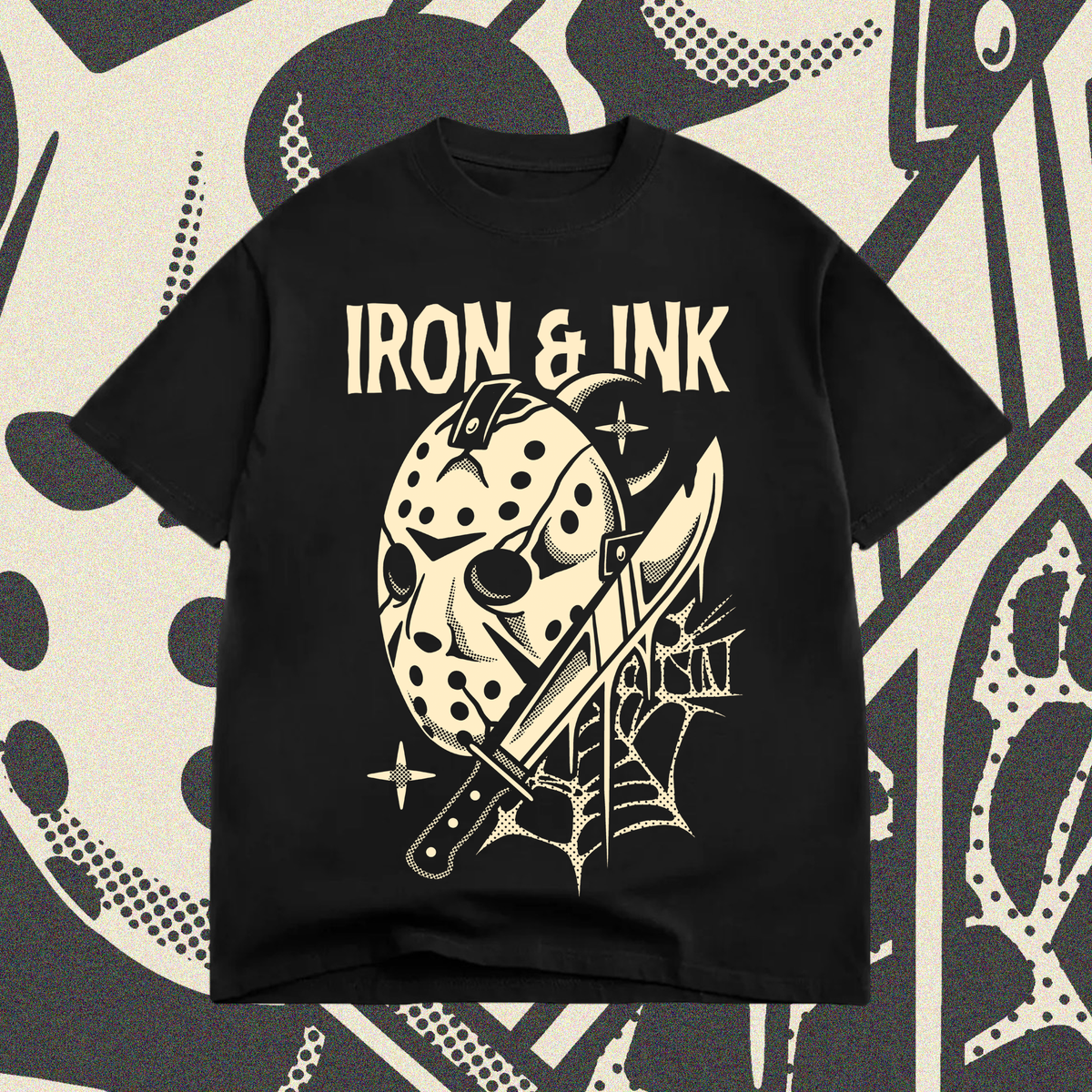 Early Access "GLOW IN THE DARK" Friday the 13th shirt-Black