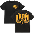 New Bold font tee- oversized fit onyx washed black