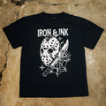 New "GLOW IN THE DARK" Friday the 13th shirt-Black