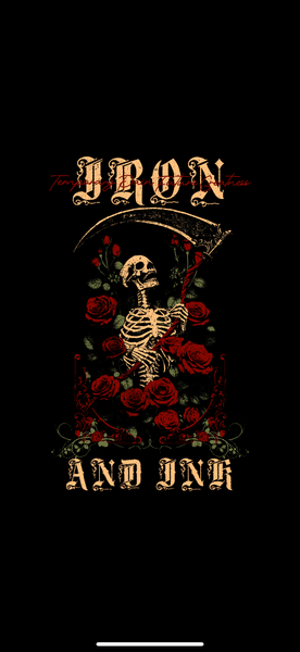 Pre-Order New "skull roses" shirt-acid wash black oversized