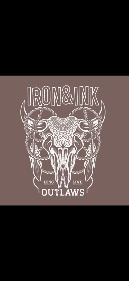 Outlaws heavy wt oversized shirt- espresso brown
