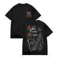 (Early Access" Praying hands" oversized shirt- Black