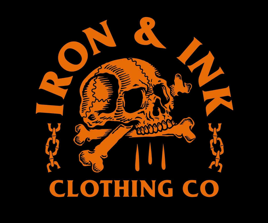 Halloween skull and bones shirt- black acid washed