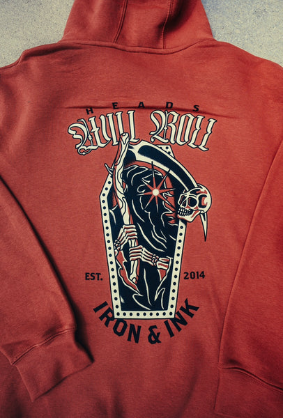 Early access- The "reaper" hoodie-cherry red