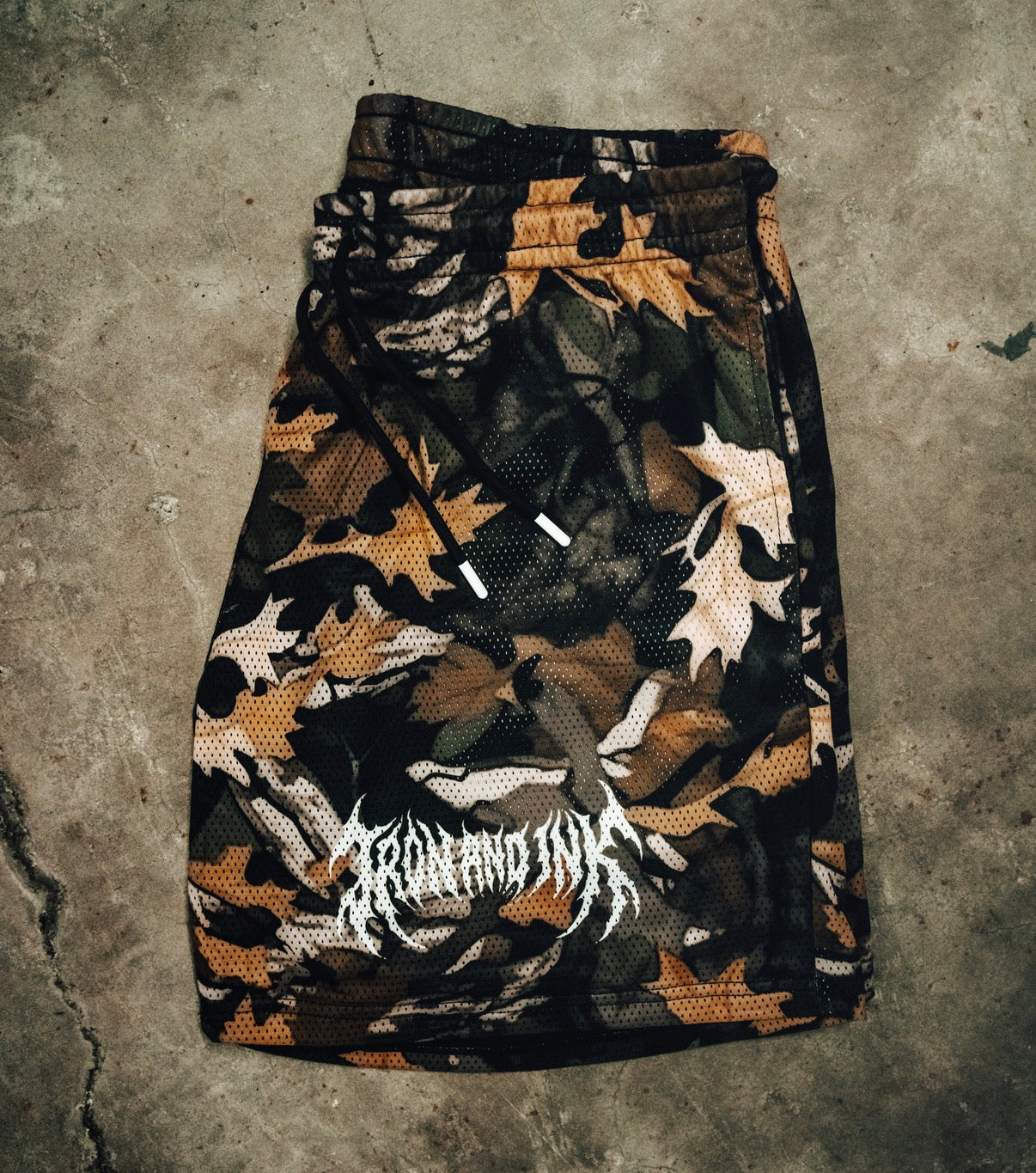 Early access custom camo mesh shorts- real tree camo