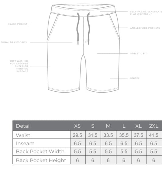 "New" lightweight sweat shorts- Black unisex fit