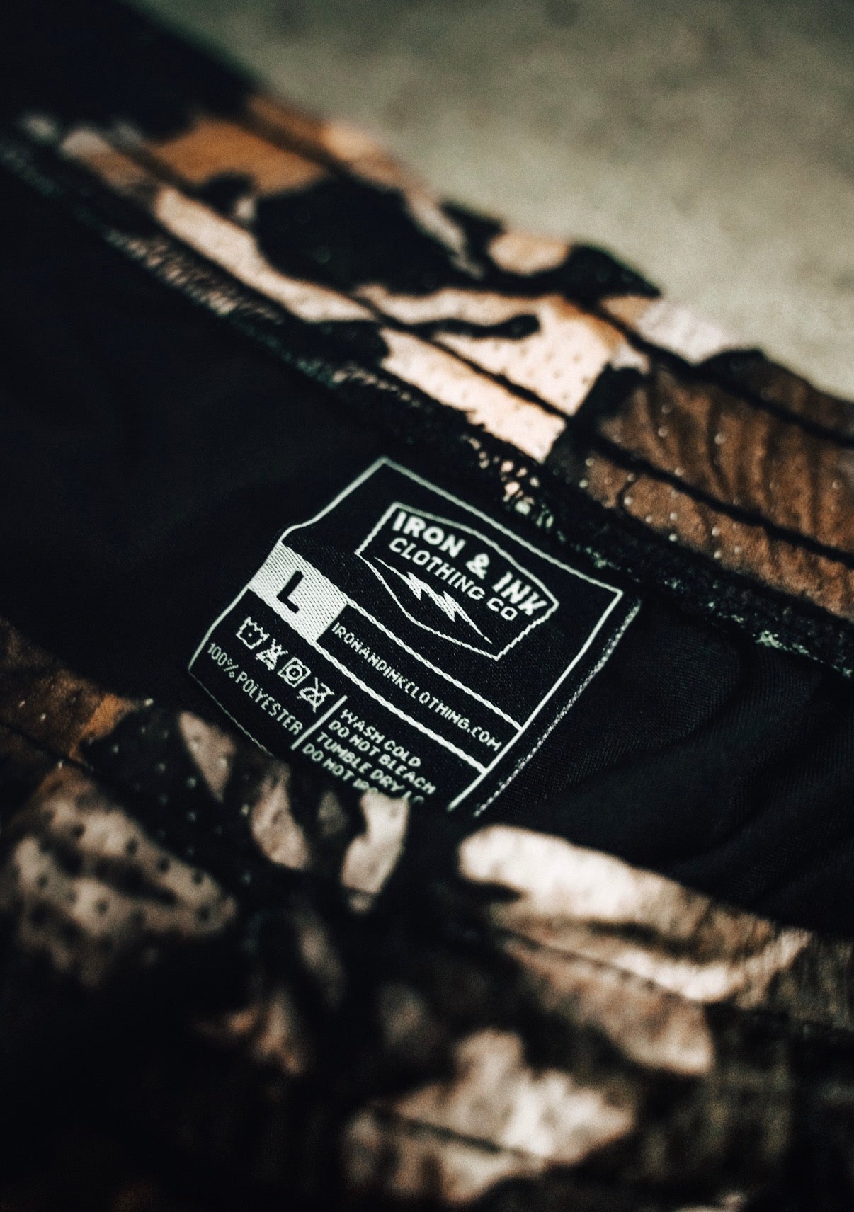 Early access custom camo mesh shorts- real tree camo