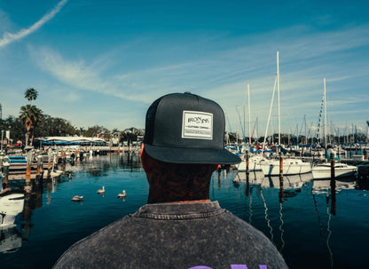 "New" Grey flat bill SnapBack