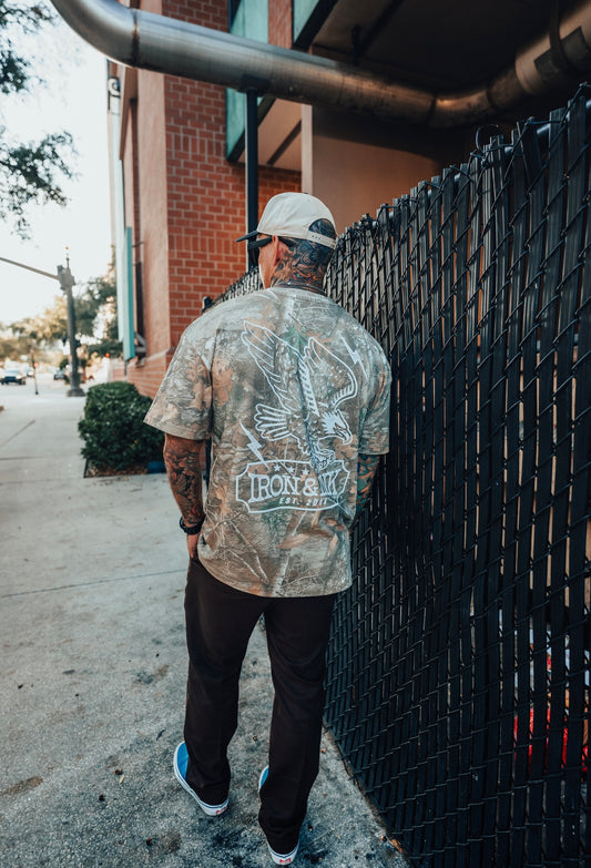 Early access Iron Heritage (Deadwood Camo) shirt- slightly oversized fit