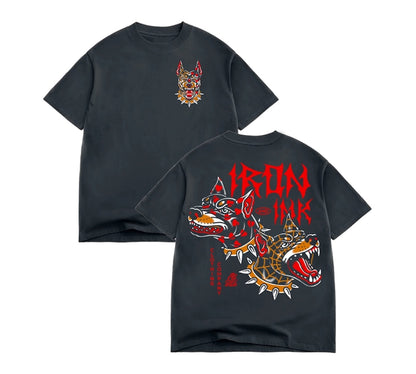 New "All Bite" oversized shirt- faded black