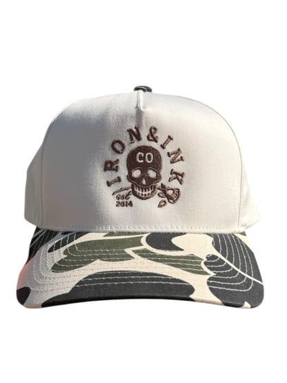 New two tone brown camo SnapBack