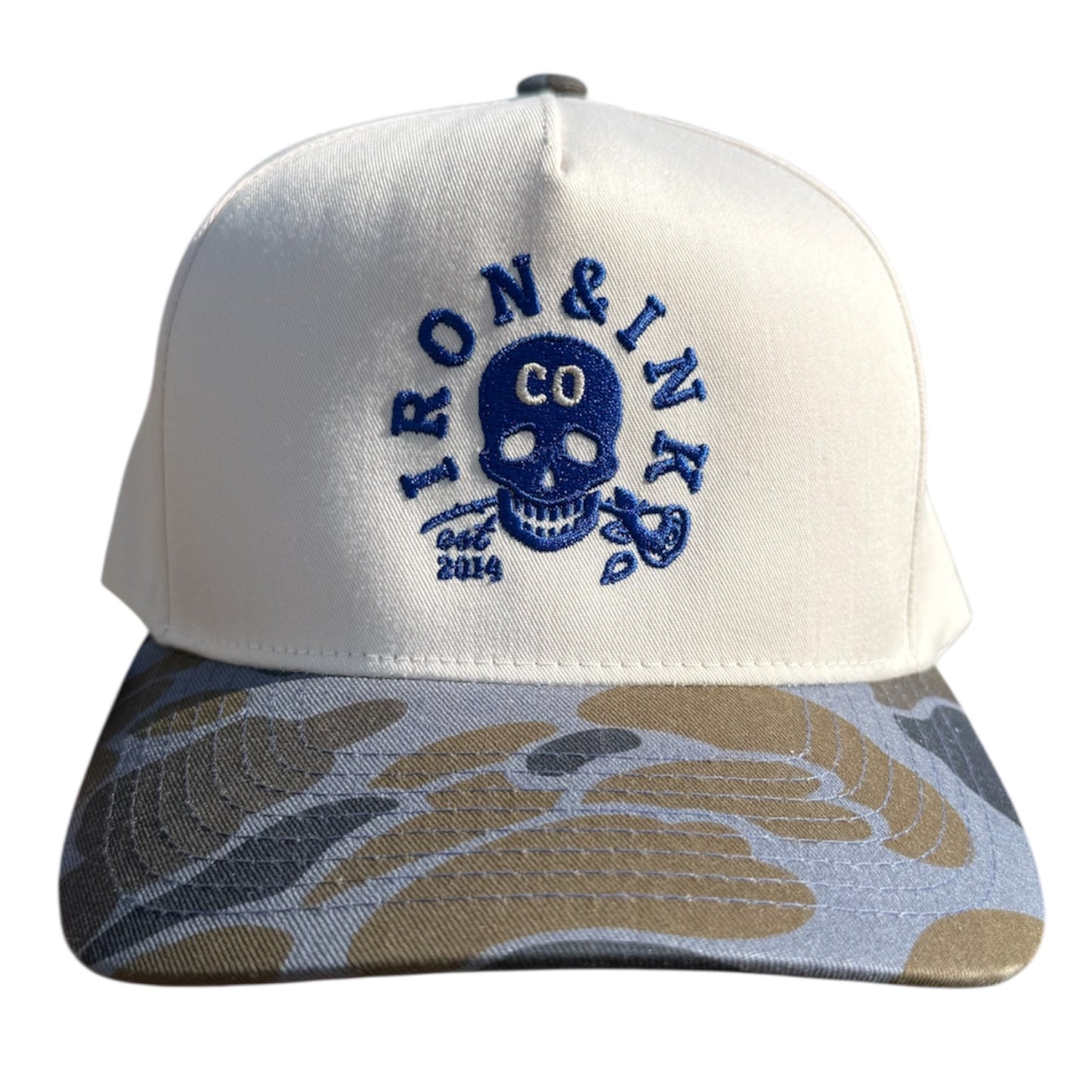 New two tone navy blue camo SnapBack