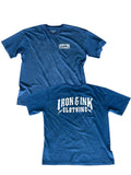 New "bolt" garment dyed shirt- Cobalt blue