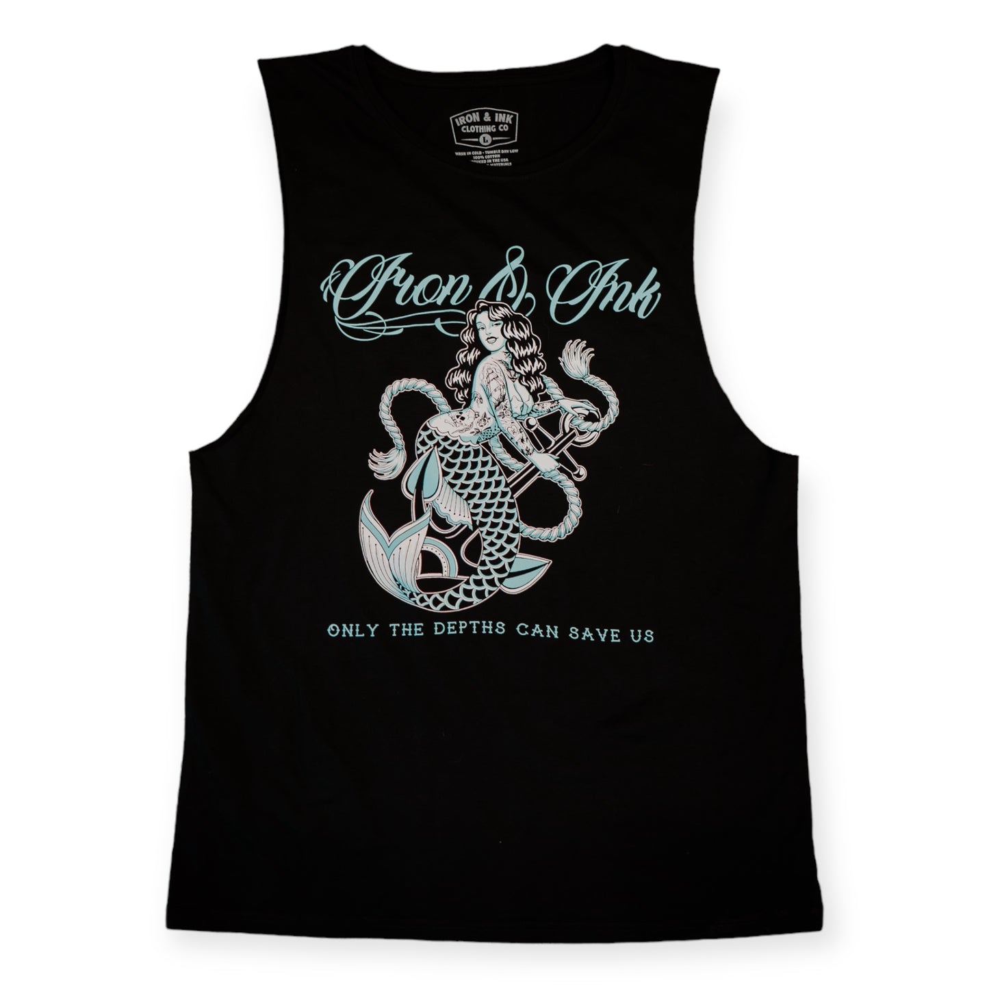 "Mermaid Tank- Unisex black