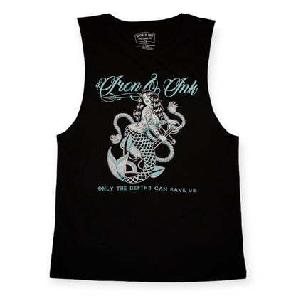 "Mermaid Tank- Unisex black