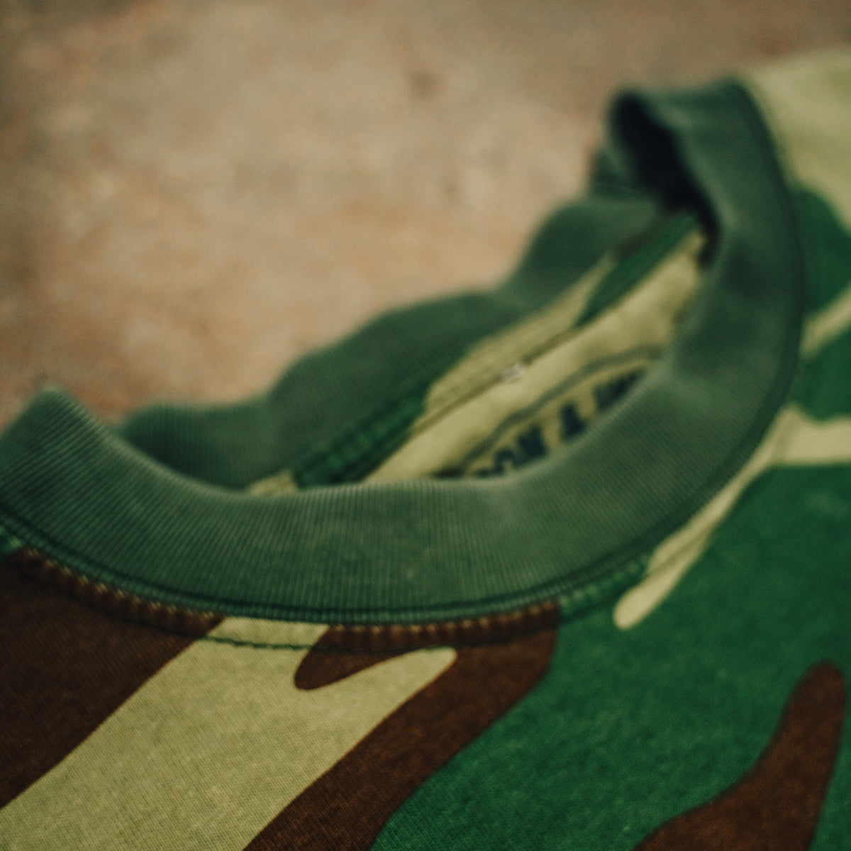 New "Spade" vintage camo- slightly oversized shirt