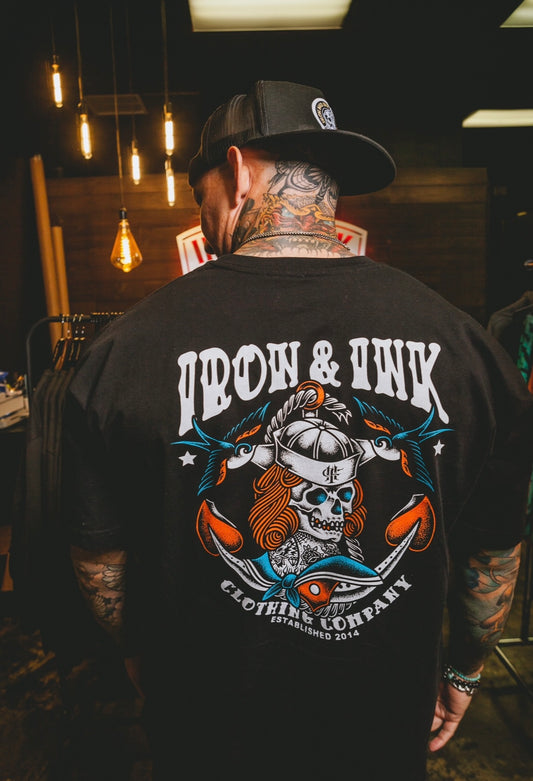 "Sailor" unisex t-shirt- Black