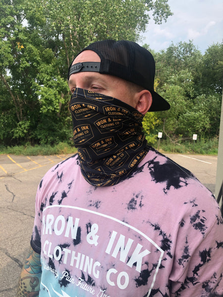 Future Greatness Neck Gaiter- Gold