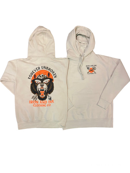 New "Bear" hoodie in Bone