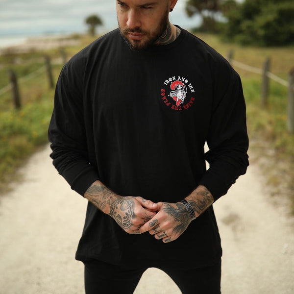 Raise The Flags Unisex Long Sleeve- Black