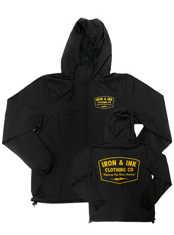 Future Greatness Unisex Windbreaker- Black/Yellow