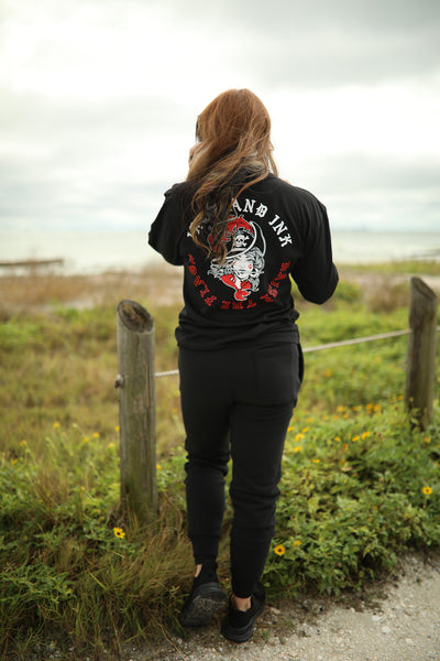 Raise The Flags Unisex Long Sleeve- Black