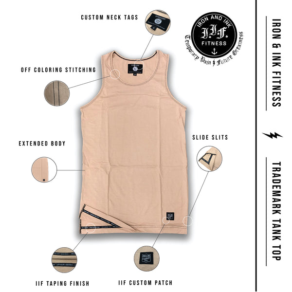 IIF Customs Trademark Tank Top- Tan