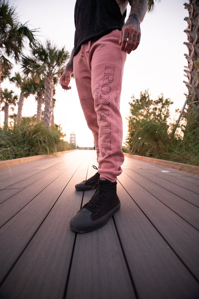 IIF Clothing Co Sweat Pant Joggers- Dusty Rose