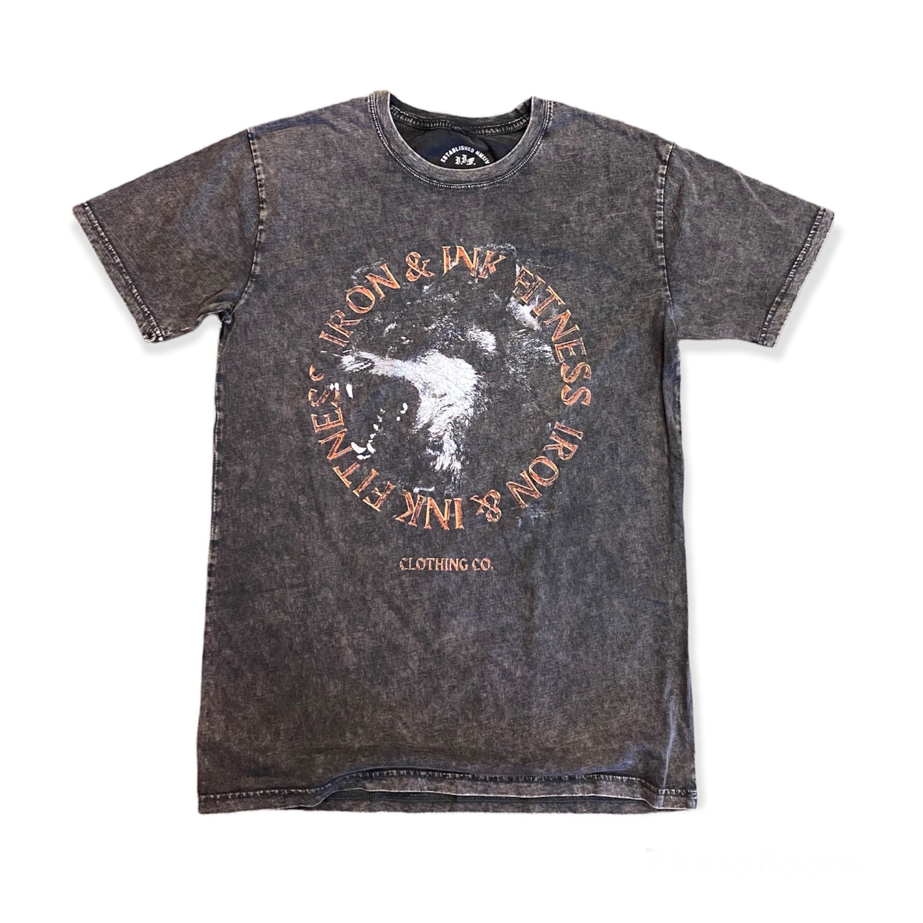 Vintage Wolf Unisex Tee Shirt- Mineral