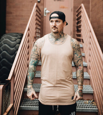 IIF Customs Trademark Tank Top- Tan