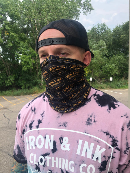 Future Greatness Neck Gaiter- Gold